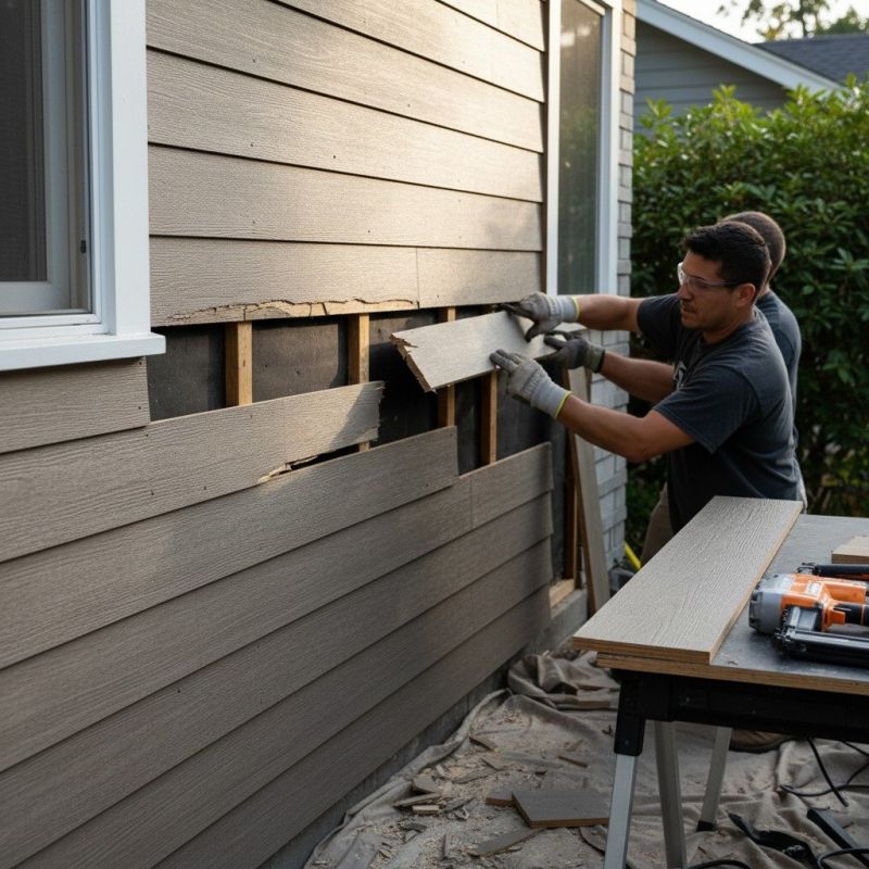 Local Board Siding Repair pros at work